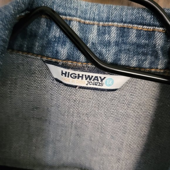 Vintage Highway Jeans Jacket Sleeveless Women’s Jacket Vest Size 1X - Picture 13 of 15